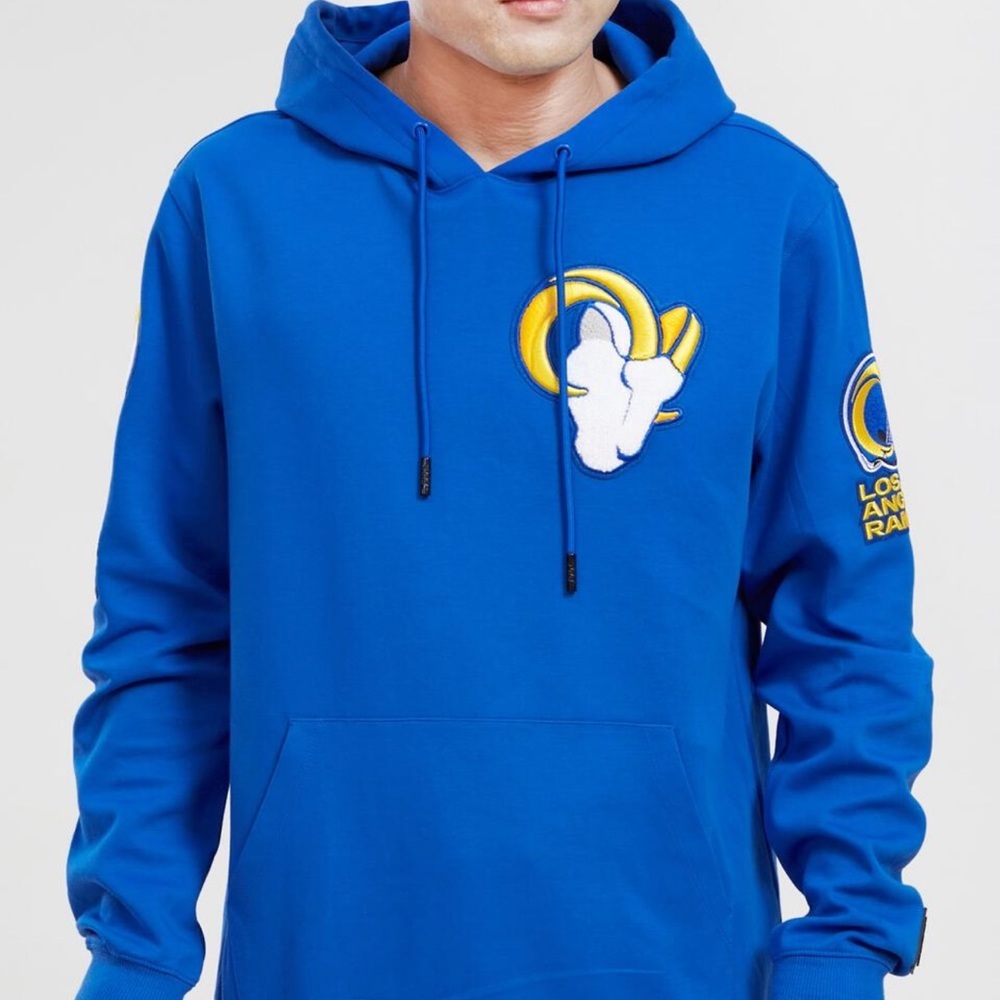 Pro Standard Licensed LA Rams Blue Hoodie Sweater